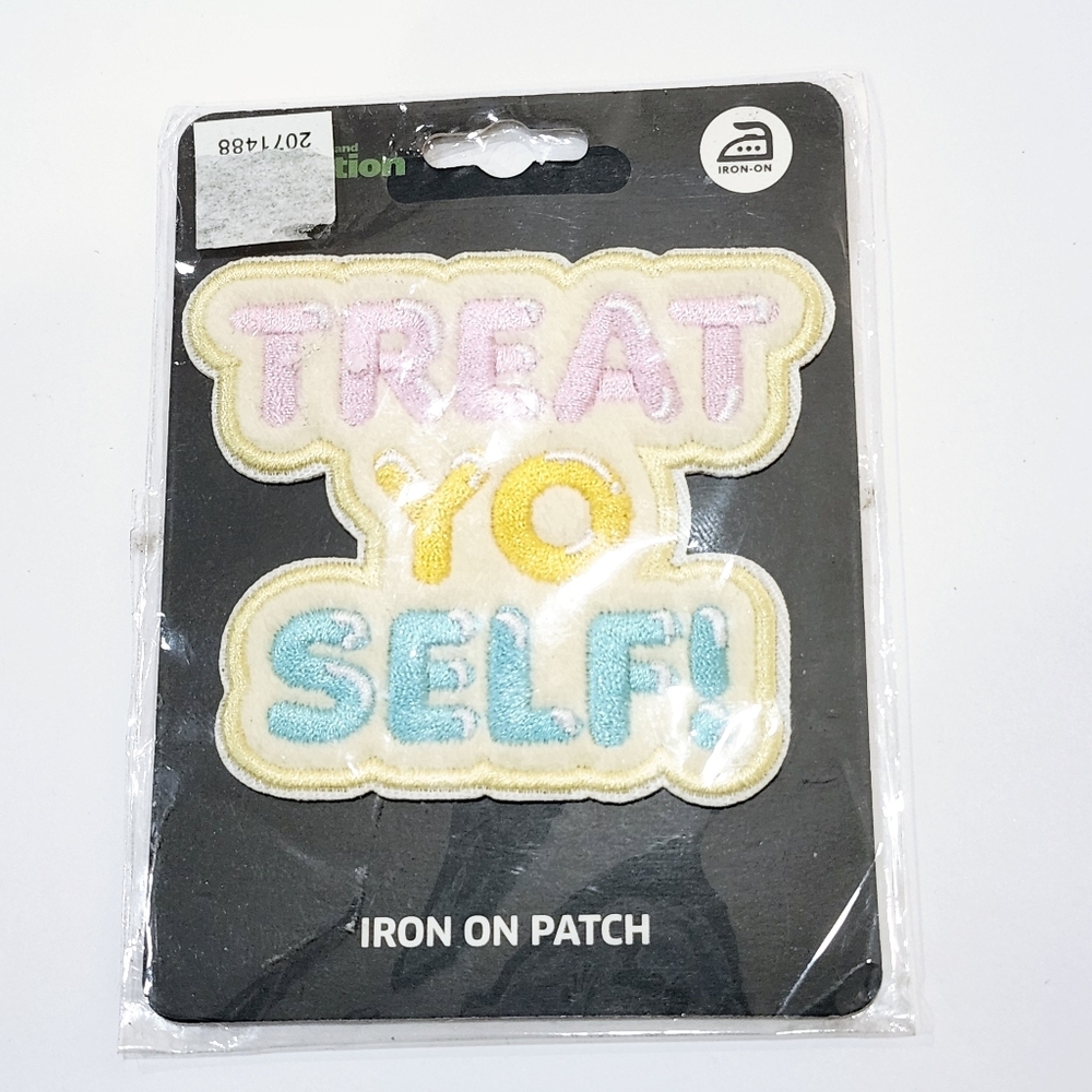 Iron On Patch Self Love No Sew Treat Yo Self Peacock